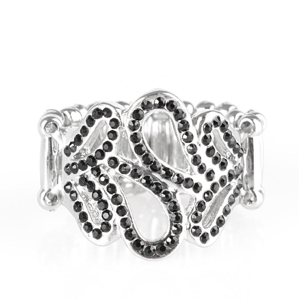 5 for $25! Paparazzi Black ring